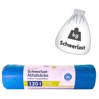 TRILine® Schwerlastsäcke Öko 120,0 l blau...