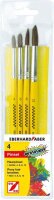 EBERHARD FABER Pinsel-Set Größe 4, 6, 8, 12,...