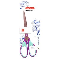 herlitz Papierschere my.pen lila/minze 18,0 cm