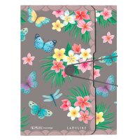 herlitz Heftbox Ladylike 4,5 cm Butterflies, 1 St.