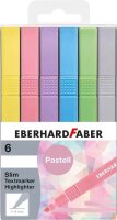 EBERHARD FABER Slim pastell Textmarker farbsortiert, 6 St.