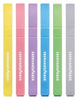 EBERHARD FABER Slim pastell Textmarker farbsortiert, 6 St.