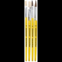 EBERHARD FABER Pinsel-Set Größe 8, 12, 4-teilig