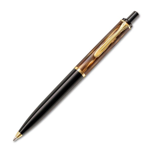 Pelikan Kugelschreiber Classic K200 braun-marmoriert, Schreibfarbe: schwarz, 1 St.