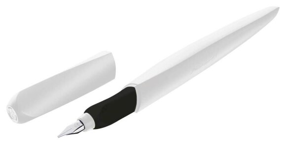 Pelikan Twist® Calligraphy Patronenfüller weiß B (breit), 1 St.