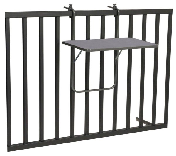 barths Gartentisch Boy anthrazit rechteckig 60,0 x 40,0 x 5,0 cm