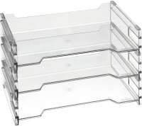 herlitz Briefablagen transparent DIN A4, 3 St.