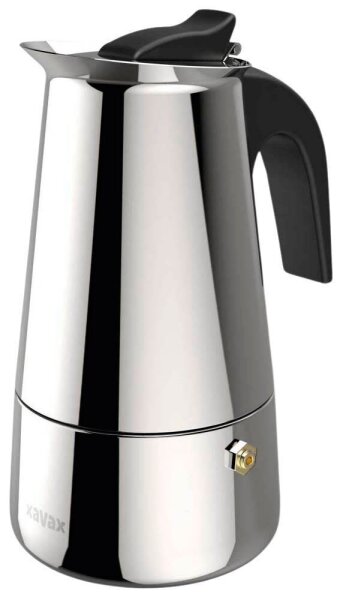 xavax® Espressokocher silber, 4 Tassen