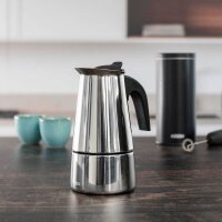 xavax® Espressokocher silber, 4 Tassen