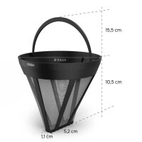 xavax® Permanentkaffeefilter, 1 St.