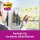 14 + 2 GRATIS: Post-it® Super Sticky Notes Haftnotizen extrastark 654 gelb, 14 Blöcke + GRATIS 2 Blöcke