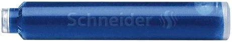 Schneider Tintenpatronen für Füller blau, 6 St.