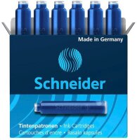 Schneider Tintenpatronen für Füller blau, 6 St.
