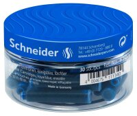 Schneider Tintenpatronen für Füller blau, 30 St.