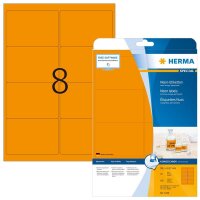 HERMA Etiketten 5145 orange 99,1 x 67,7 mm, 20 Blatt