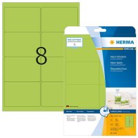 HERMA Etiketten 5147 grün 99,1 x 67,7 mm, 20 Blatt