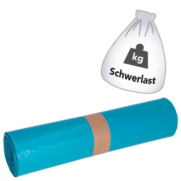 DEISS Schwerlastsäcke STANDARD® 120,0 l blau 60 µm, 25 St.