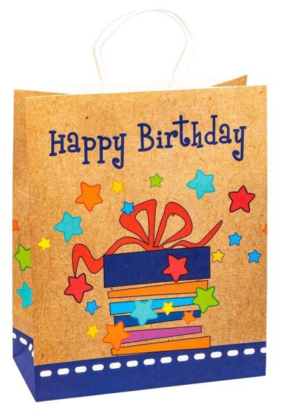 TSI Geschenktüten Geburtstag Serie 4 Motiv 26,0 x 32,0 cm, 6 St.