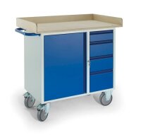 Rollcart Werkstattwagen blau 4 Schubladen