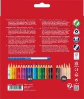 FABER-CASTELL Colour Grip Skin Tones Buntstifte farbsortiert, 24 St.