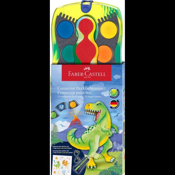 FABER-CASTELL Connector Wasserfarbkasten 12 Farben  ( 125013 )