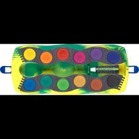 FABER-CASTELL Connector Wasserfarbkasten 12 Farben  (...