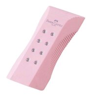 FABER-CASTELL Grip Sparkle Bleistift-Set B rose metallic, 1 Set