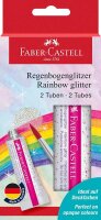 FABER-CASTELL Regenbogen Gel Glitzer farbsortiert 2 x...