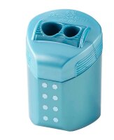 FABER-CASTELL Grip Sparkle Bleistift-Set B ocean metallic, 1 Set