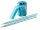 FABER-CASTELL Grip Sparkle Bleistift-Set B ocean metallic, 1 Set