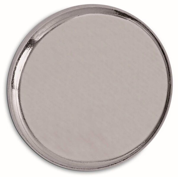 MAUL Magnet silber, Metall Ø 2,5 x 0,9 cm, 1 St.