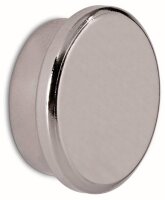 MAUL Magnet silber, Metall Ø 2,5 x 0,9 cm, 1 St.