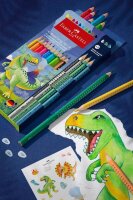 FABER-CASTELL Colour Grip Buntstifte farbsortiert, 13 St.