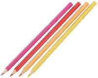 FABER-CASTELL Colour Grip Buntstifte farbsortiert, 13 St.
