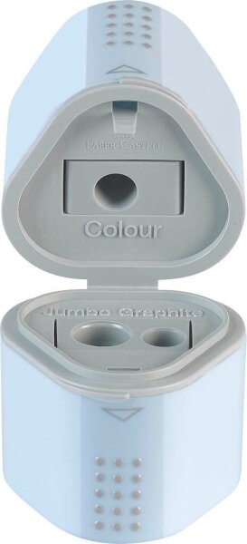 FABER-CASTELL Dosenspitzer dreifach Grip blau