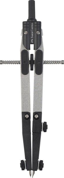 FABER-CASTELL Zirkel silber-schwarz, 1 St.