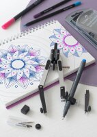FABER-CASTELL Zirkel silber-schwarz, 1 St.