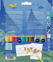 FABER-CASTELL Colour Grip Buntstifte farbsortiert, 24 St.