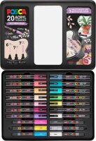 uni-ball POSCA Marker Metalletui DIY Acrylstift...