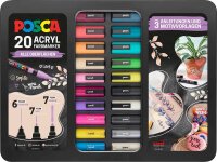 uni-ball POSCA Marker Metalletui DIY Acrylstift...