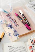 uni-ball POSCA Marker Metalletui DIY Acrylstift farbsortiert, 20 St.  ( 186829 )
