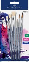 FABER-CASTELL Pinsel-Set Größe 2, 6, 10, 14,...