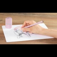 FABER-CASTELL GRIP Bleistift-Set B rose shadow, 1 Set