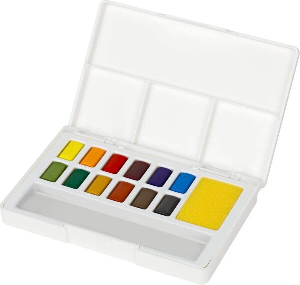 FABER-CASTELL Aquarellfarben farbsortiert, 12 St.