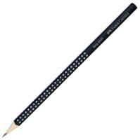FABER-CASTELL GRIP 2001 Bleistift-Set B schwarz, 1 Set
