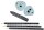 FABER-CASTELL GRIP 2001 Bleistift-Set B schwarz, 1 Set