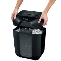 Fellowes Powershred LX45 Aktenvernichter mit Partikelschnitt P-4, 4 x 37 mm, bis 8 Blatt, schwarz