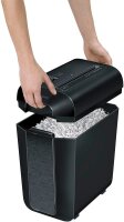 Fellowes Powershred LX65 Aktenvernichter mit Partikelschnitt P-4, 4 x 40 mm, bis 10 Blatt, schwarz