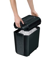 Fellowes Powershred LX65 Aktenvernichter mit Partikelschnitt P-4, 4 x 40 mm, bis 10 Blatt, schwarz