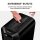 Fellowes Powershred LX65 Aktenvernichter mit Partikelschnitt P-4, 4 x 40 mm, bis 10 Blatt, schwarz